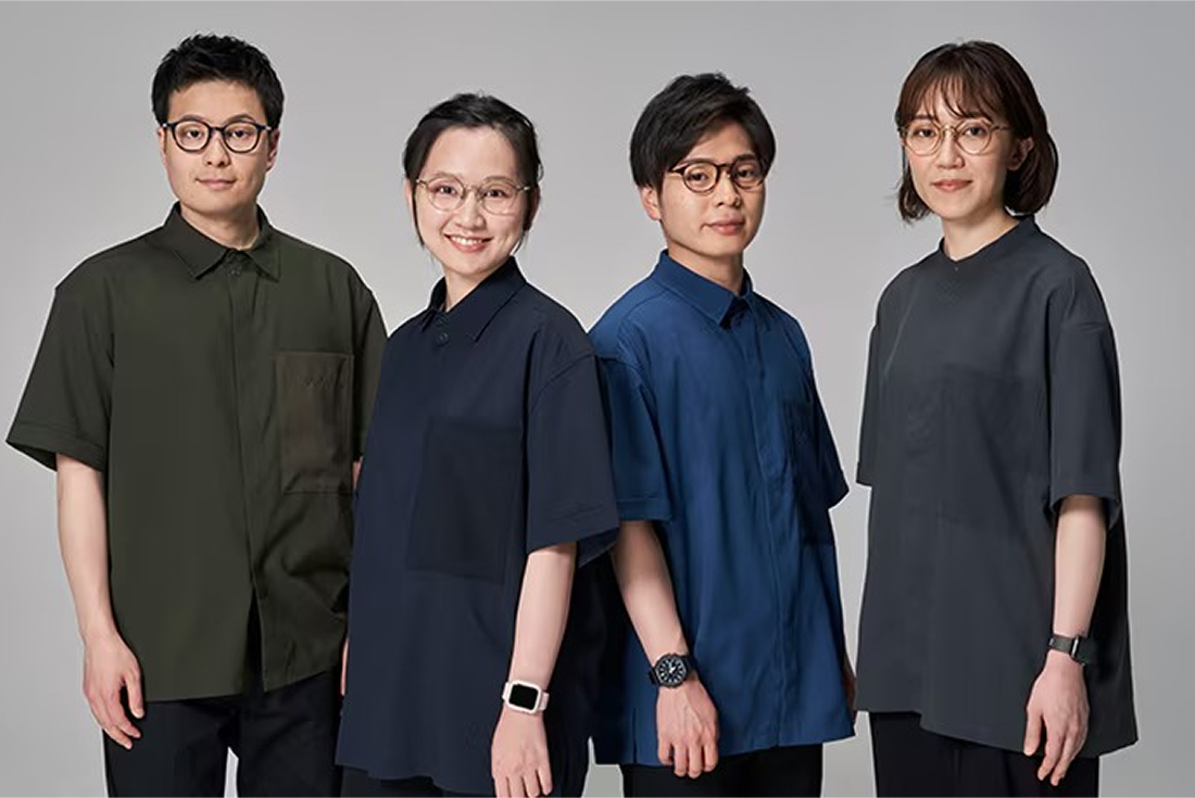 循環型素材を用いた店舗スタッフ制服